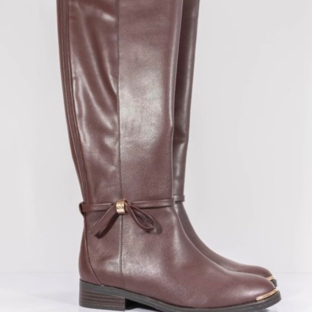 Nanette Lepore Margaux knee-high leather boots 8 1/2 M Excellent Condition